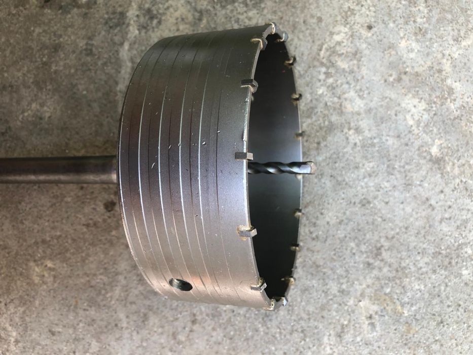 Freza carota pentru beton, BCA sau caramida 110 mm cu coada 35 cm