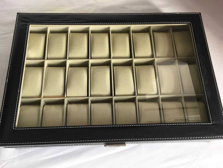 Cutie Caseta Depozitare Ceas-uri pentru 24. SIGILAT!