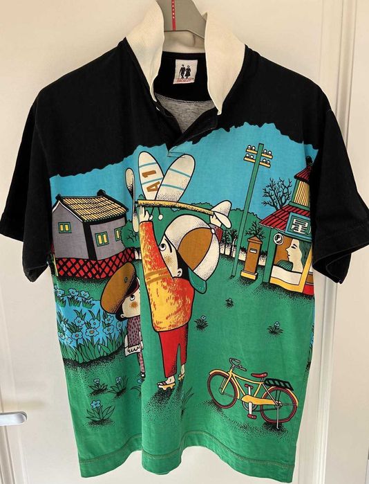 Блуза в живи цветове, размер S - M, 100% памук, унисекс