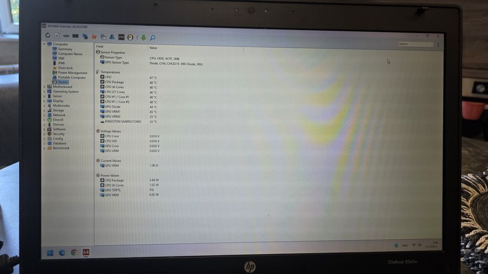 Hp 8560w Elitebook