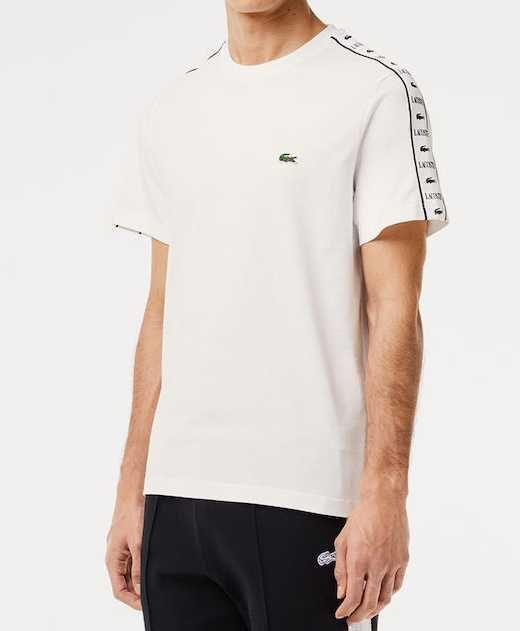 Tricou Lacoste TH7404-Alb - Negociabil - M