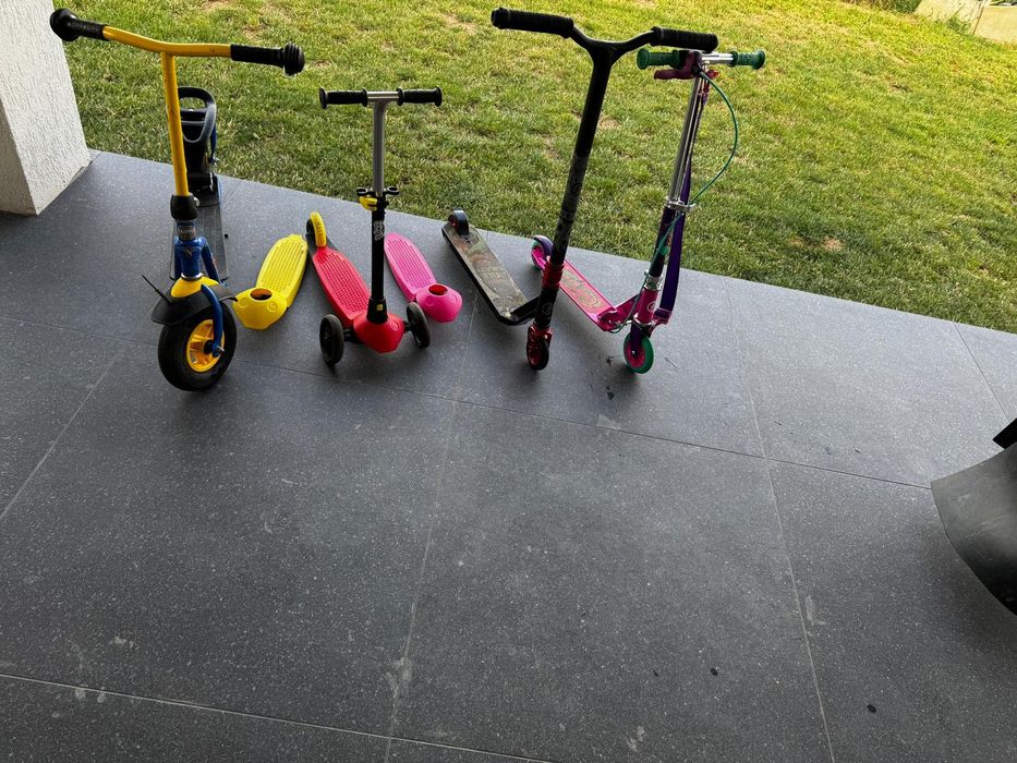 Trotinete diferite mărimi