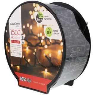 Акция! Луксозни коледни светлини 35 метра 1500 бр.