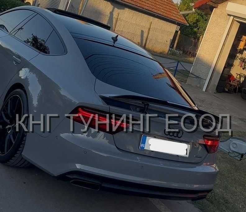 Батман лип спойлер за багажник ауди а7 ц7 / audi a7 c7 spoiler batman / добавка