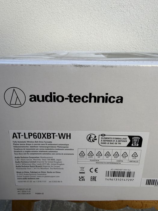 Pick-up Audio-Technica AT-LP60XBT Sigilat