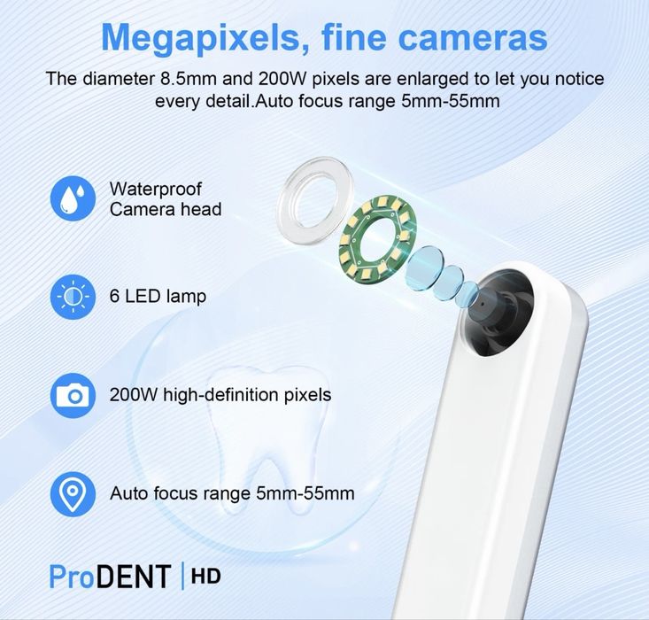 Интраорална дентална камера ProDENT PD740 USB (Автофокус / LED)