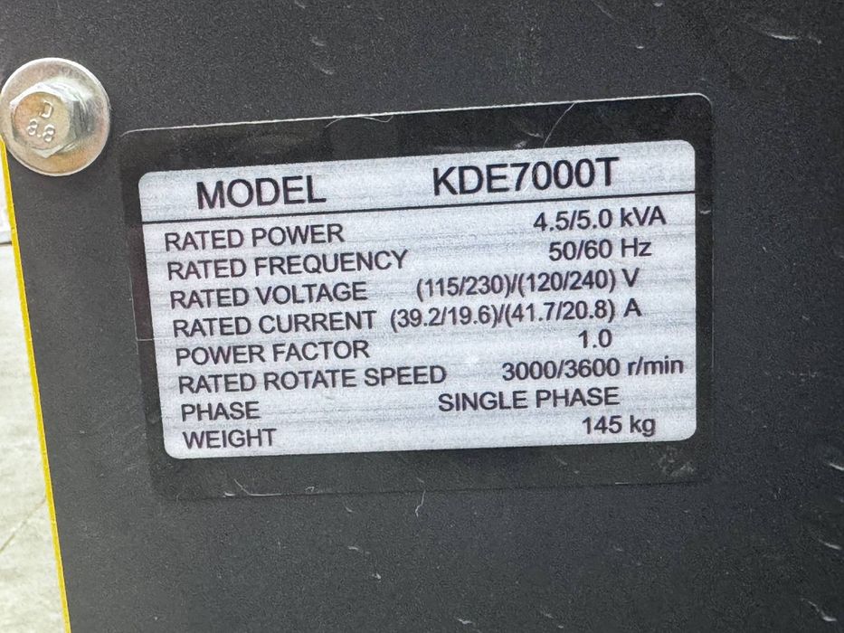 5 kw dizel generator