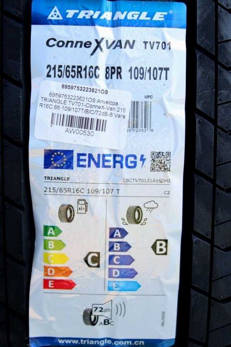 Anvelope vara noi 215/65R16C 109/107T, 8PR, Triangle
