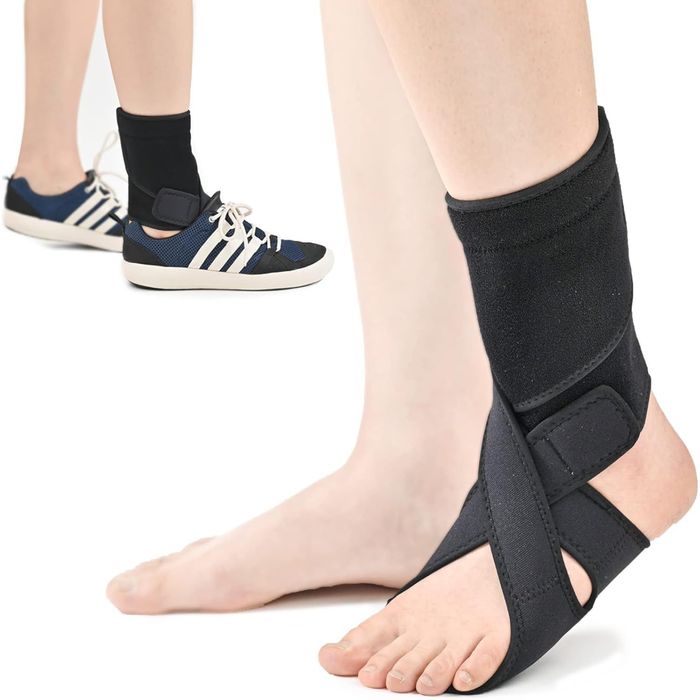 Бандаж фиксатор для ног при свисающей стопе foot drop