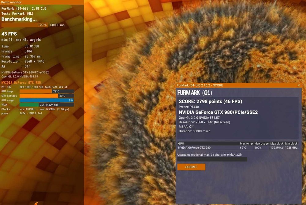 Gigabyte Windforce GeForce 980 G1 4gb