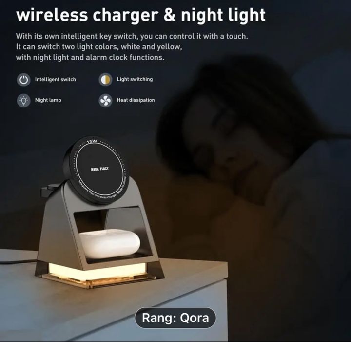 3 tasi 1 apple qurulma uchun simsiz zaryadka