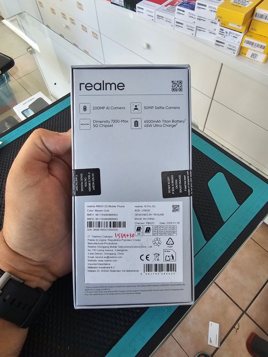 Realme 16 Pro, 8/256 GB, Sigilat, Garanție