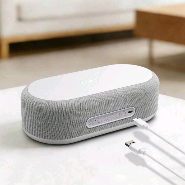 Безжично зарядно за телефон/часовник,термометър и USB хъб