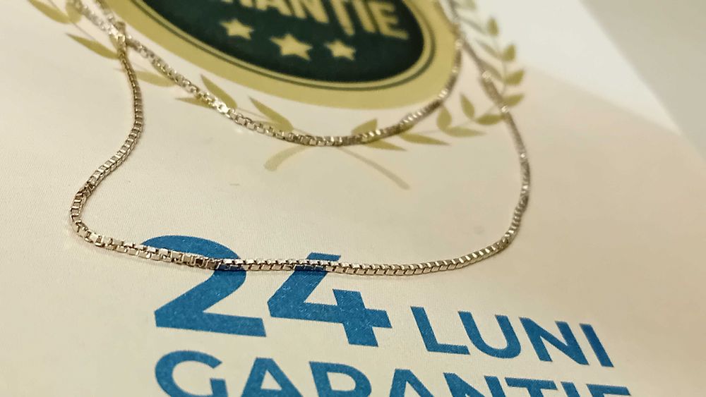 Lant aur 18k Ag20 Dancu b28395 Garantie 2 ani !