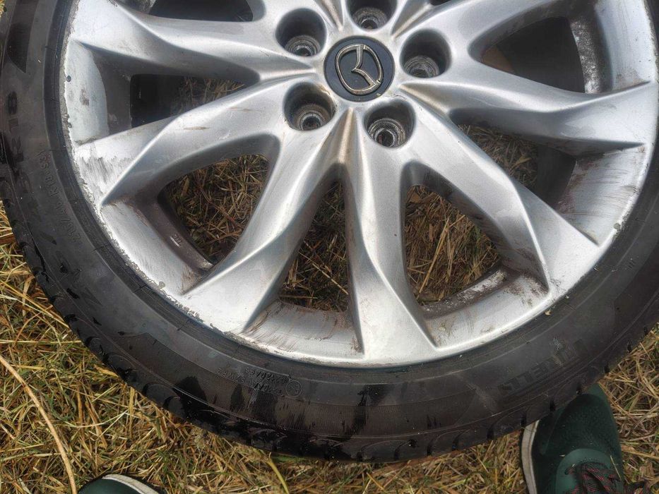 18 цола Джанта 5х114,3 Mazda 3 et50 7J Pirelli 215/45/18