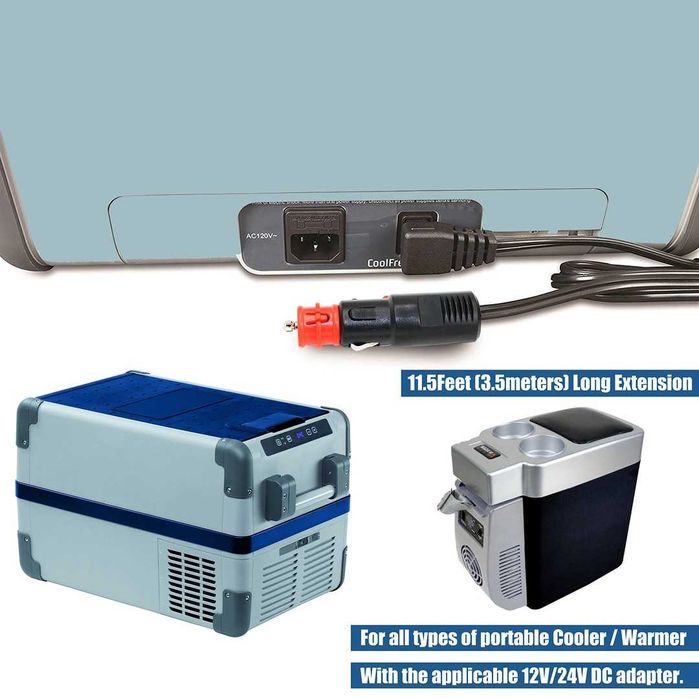 Cablu de alimentare prelungitor pentru frigider portabil MOTOPOWER