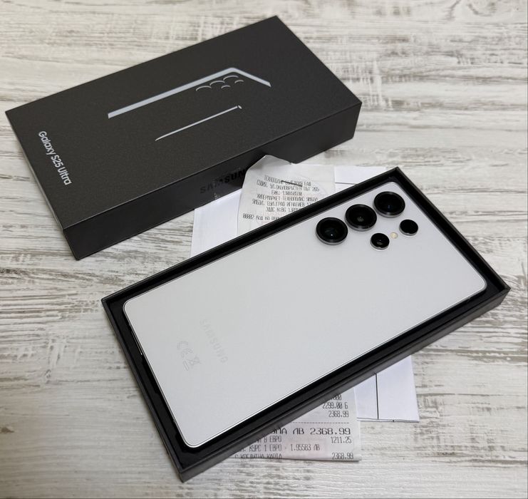 Samsung S25 Ultra 256GB SilverWhite 5G 24м. ГАРАНЦИЯ