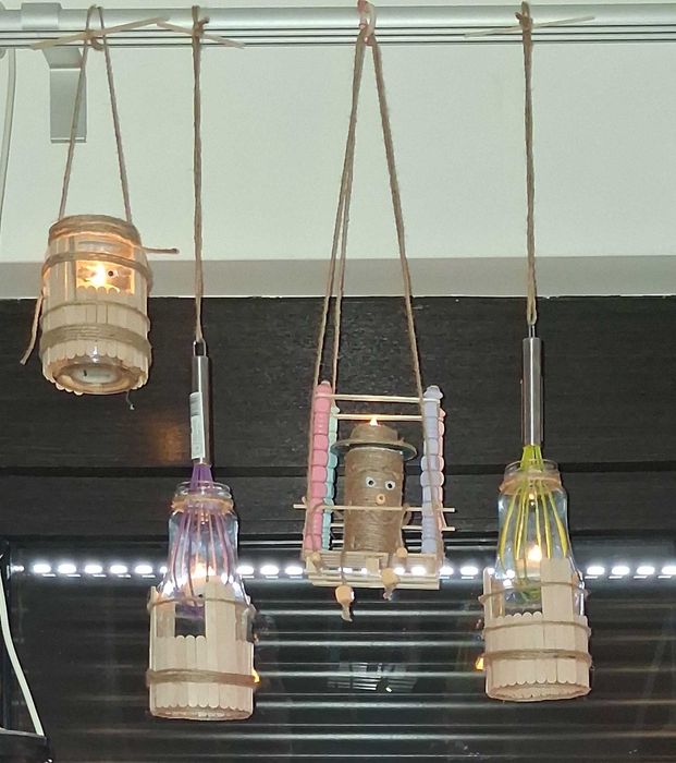 Handmade Decoratiuni Din Sticla Lemn Iuta Metal Pentru Casa Gradina