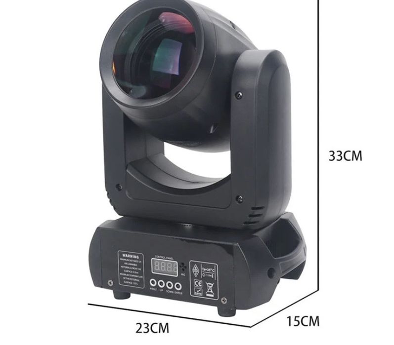 2x Moving Head LED 150W Beam + Spot cu Prismă Rotativă
