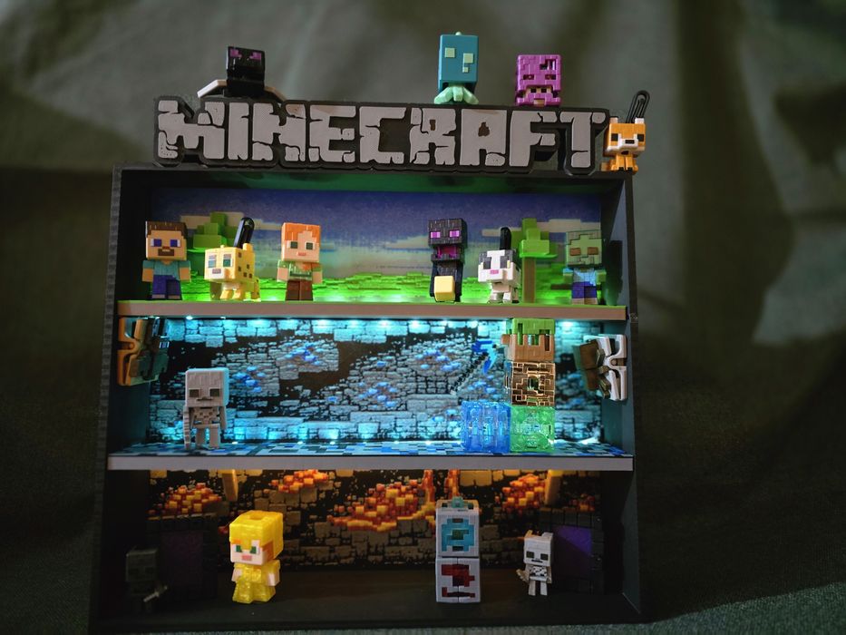 Kinder Joy Display Minecraft Stand