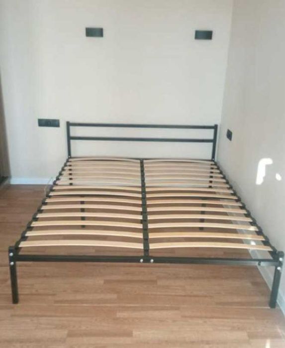 Кровать в стиле LOFT чёрная