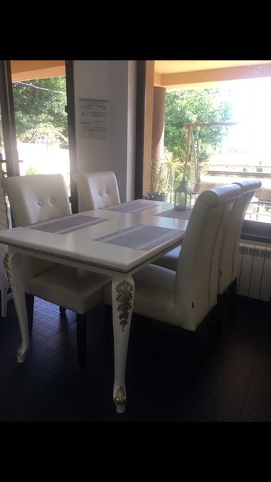 Set 4 scaune piele ecologica