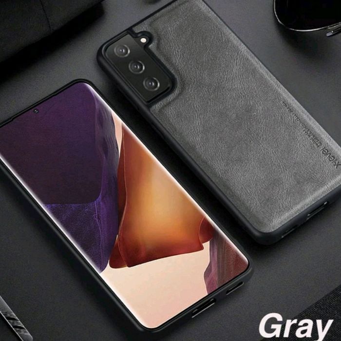 Samsung Galaxy S22 S22+ S21 Ultra S21+ / X-LEVEL Лукс кейс кожен гръб