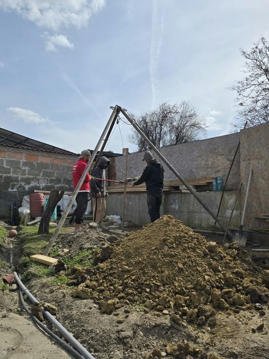 Foraje puțuri Denisipări prelungiri pilonii