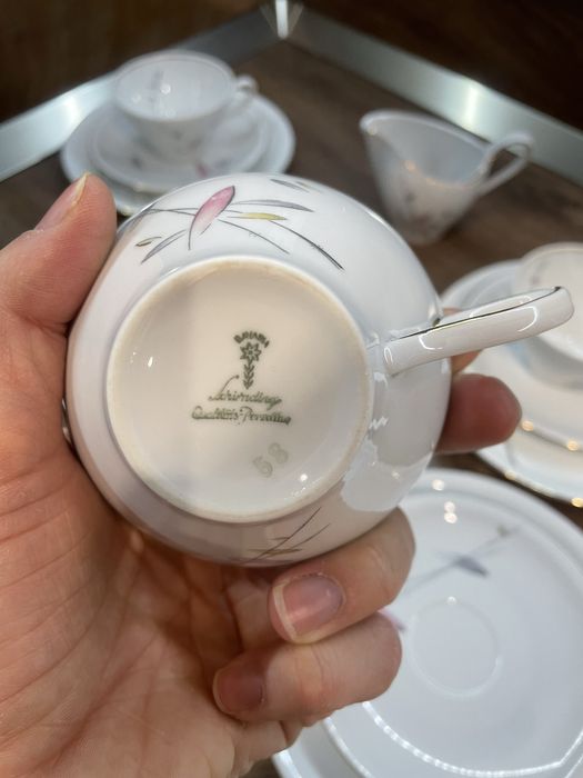 Немски порцеланов сервиз за кафе