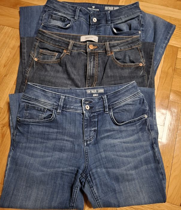 Blugi lungi mărime 38-40, 3 perechi=60 lei