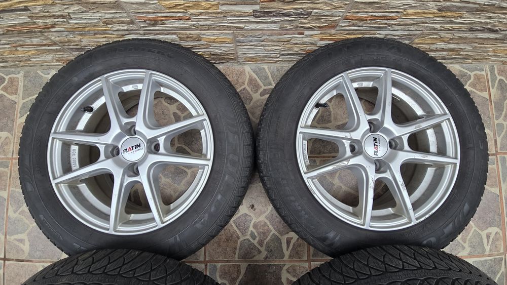 Jante aliaj Logan Clio Anvelope iarna 185 65 r15 sandero  dacia 4x100