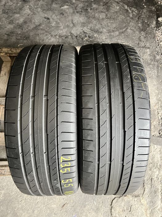 2 anvelope vara 235/55/18 , Continental , 5.5 mm