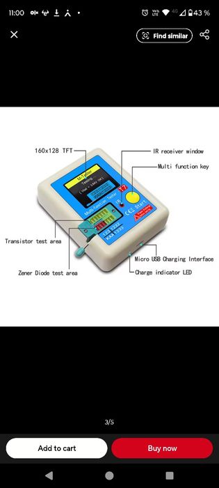 Tester componente electronice esr metru