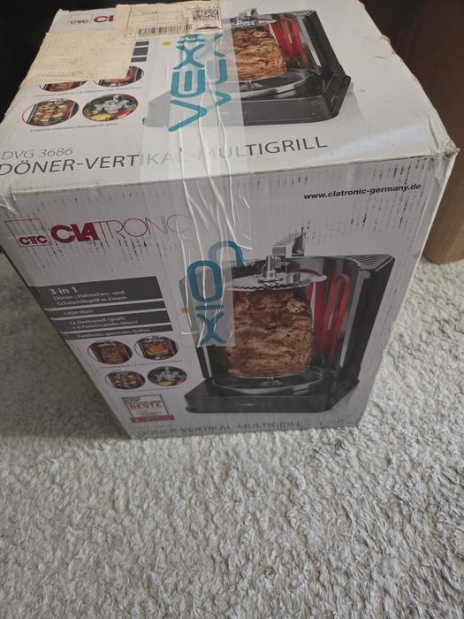 Rotisor vertical electric Clatronic, pentru kebab/gyros/doner