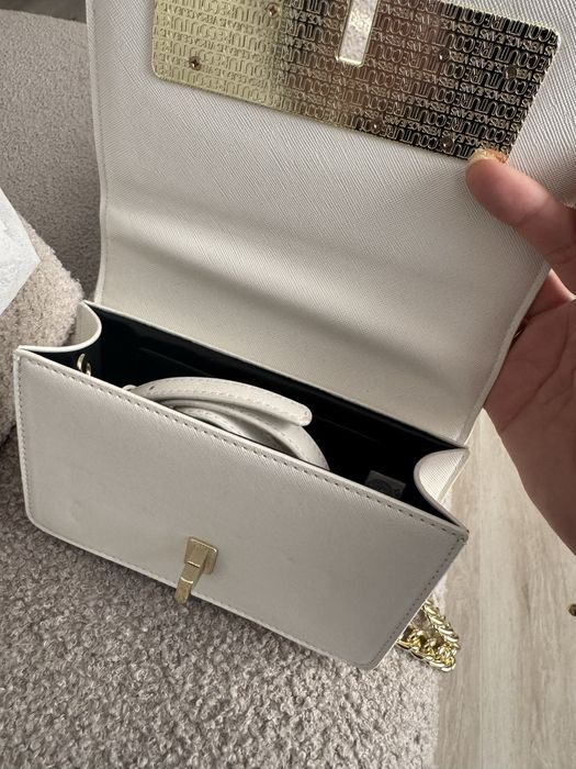 Geanta crem  piele naturala