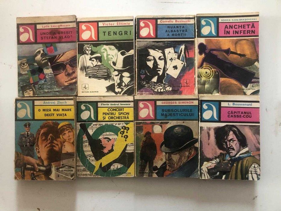 PROMO - 22-23.06 colectia Aventura, editura Albatros, Tineretului, Lumini si umbre Capitanul Casse-Cou Cenusa si orhidee la New York