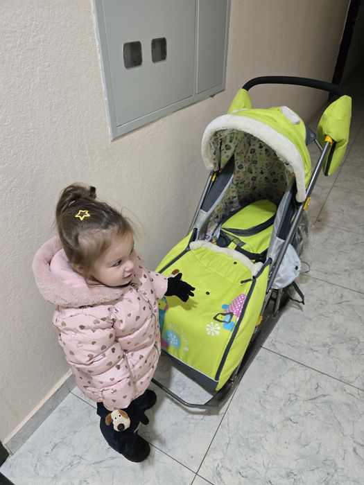 Санки коляски трансформер