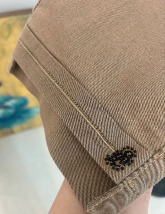 Pantaloni dama cu detalii negre