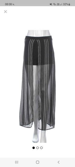 S/M Дамски къси панталони с дълга пола