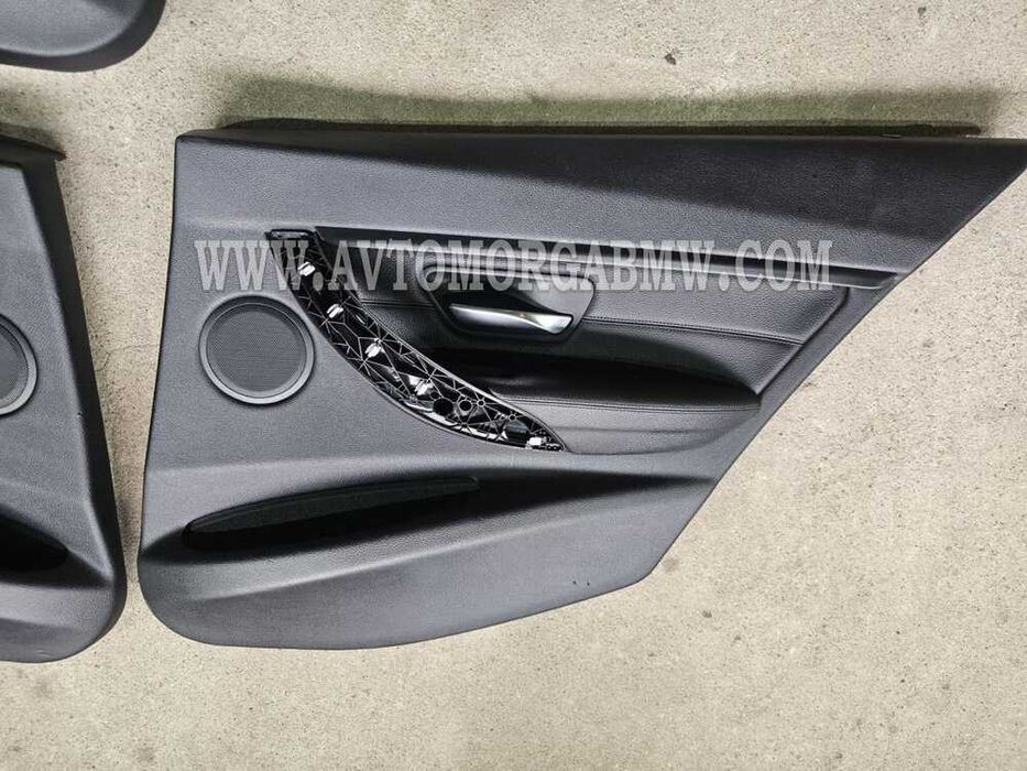 БМВ Ф30 3 серия Черен кожен рекаро салон БМВ BMW F30