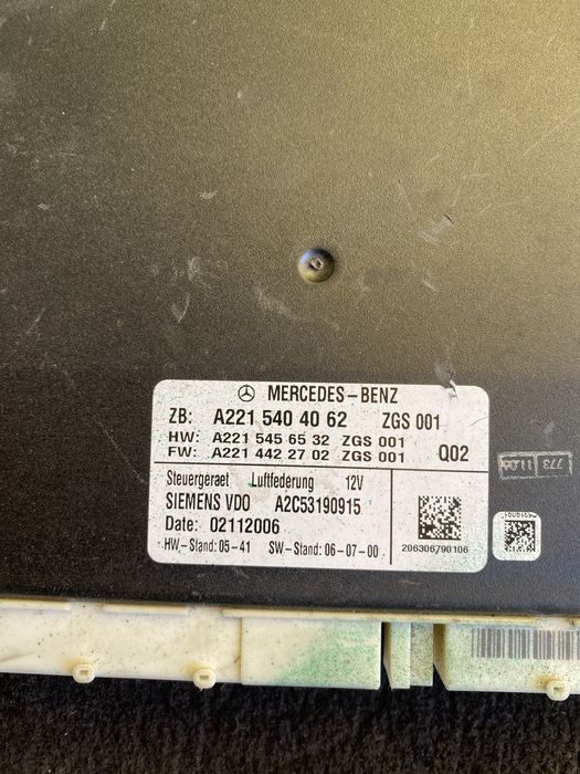 Modul Suspesie Mercedes S W221 Pret 250 lei