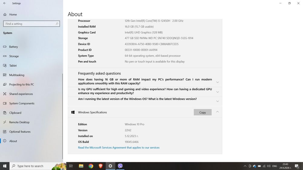 Лаптоп Acer Aspire 5 A515-57-51VM Windows 10 pro