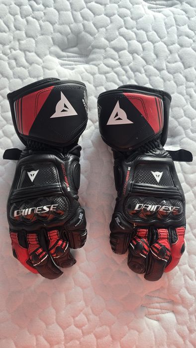 Manusi moto Dainese Druid 4 Black / Lava-Red