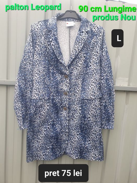 Palton Leopard / Nou / L