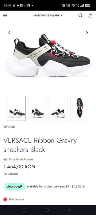 Adidași Versace Jeans Couture originali Nr 41