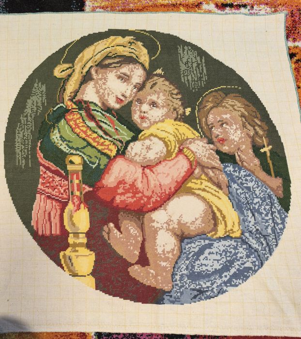 Гоблен Хитлерова зима, Мадона дела Седия, Гетсиманската градина