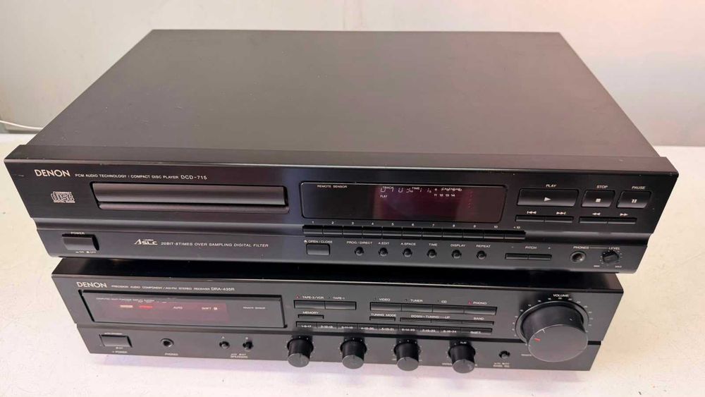 Amplituner DRA-435R si CD Player DCD-715 – Linie Audio Denon Gold-Feet Japan