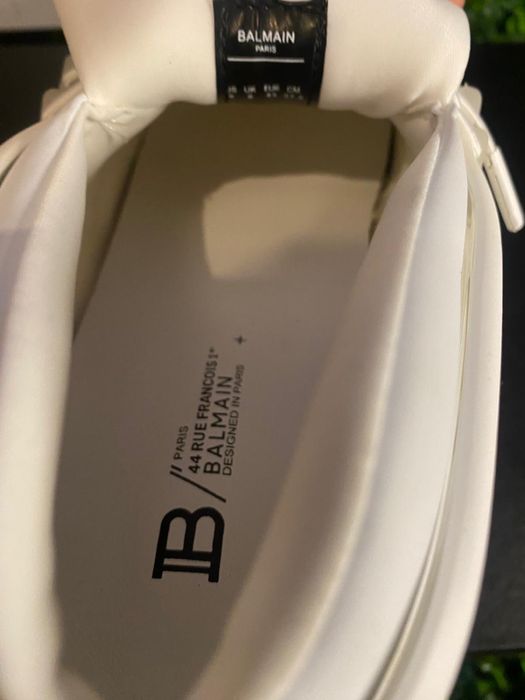 Adidasi/Sneakers Balmain Unicorn full white