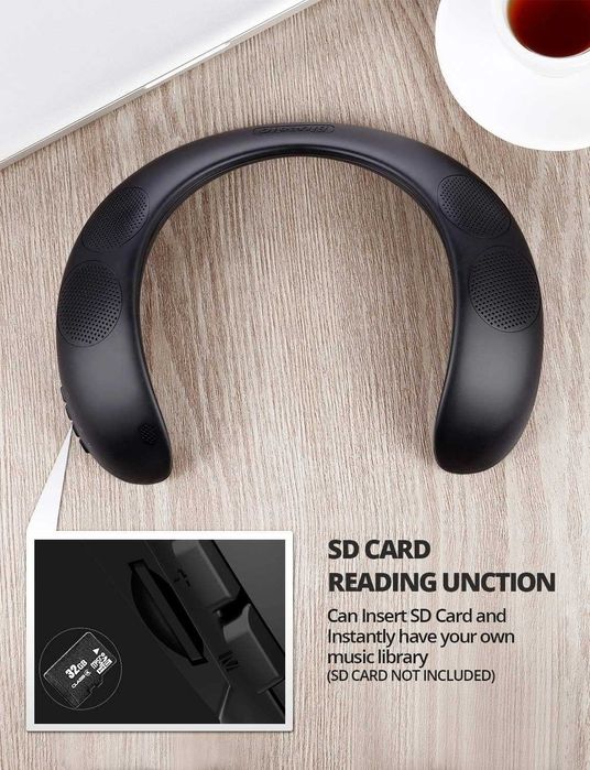 Bluetooth високоговорител с лента за врата  Bluedio