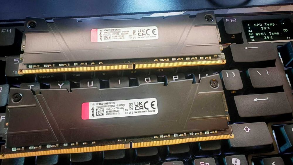 RAM памет Kingston FURY Renegade Black 32GB (2x16GB) DDR4 4000Mhz